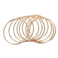 50 Pack 3 Inch Gold Dream Catcher Metal Rings Hoops Macrame for9458