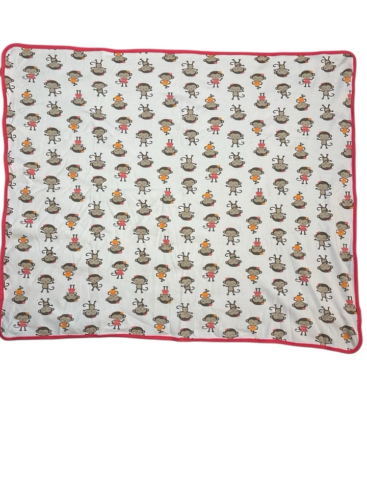 Manta bebé Carter’s Just One You rosa naranja mono algodón Foto 4 de 4