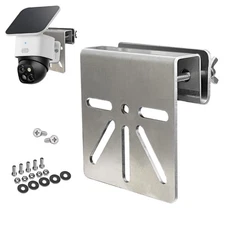 WiTi Gutter Mount Stainless Steel Bracket for Eufy Security SoloCam S340,