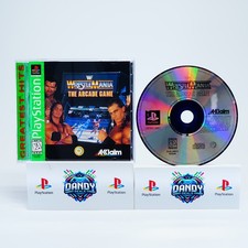 WWF Wrestlemania The Arcade Game PS1 CIB W/ Manual - PlayStation