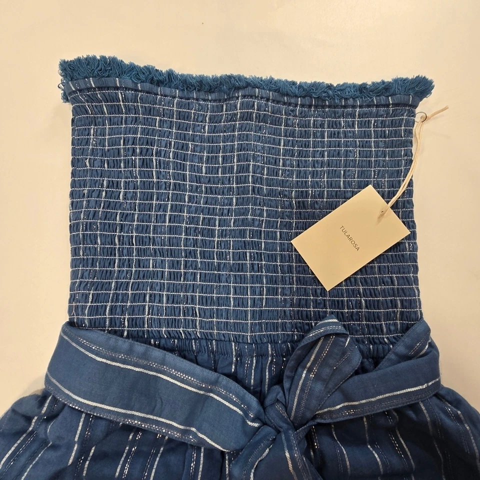 Tularosa Laylah Romper in Indigo XS - Image 4 of 4