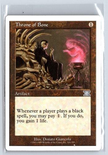 Throne of Bone Sixth Edition Uncommon – MTG Magic the Gathering Card