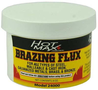 Hot Max 24000 Brazing Flux Powder, 8-Ounce White 