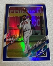 2021 Topps Baseball Marcell Ozuna Opening Day #47 Blue Foil