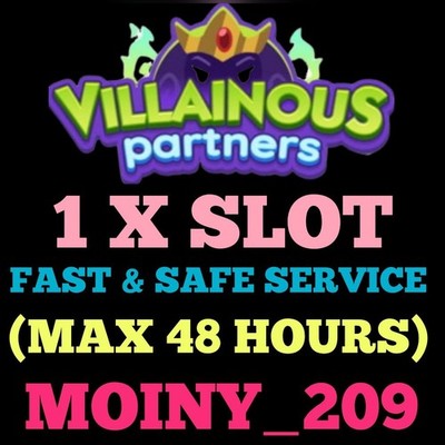 1 x Full Carry Slot - (Max 48 Hours) Villainous Partners Event Mono_poly_Go