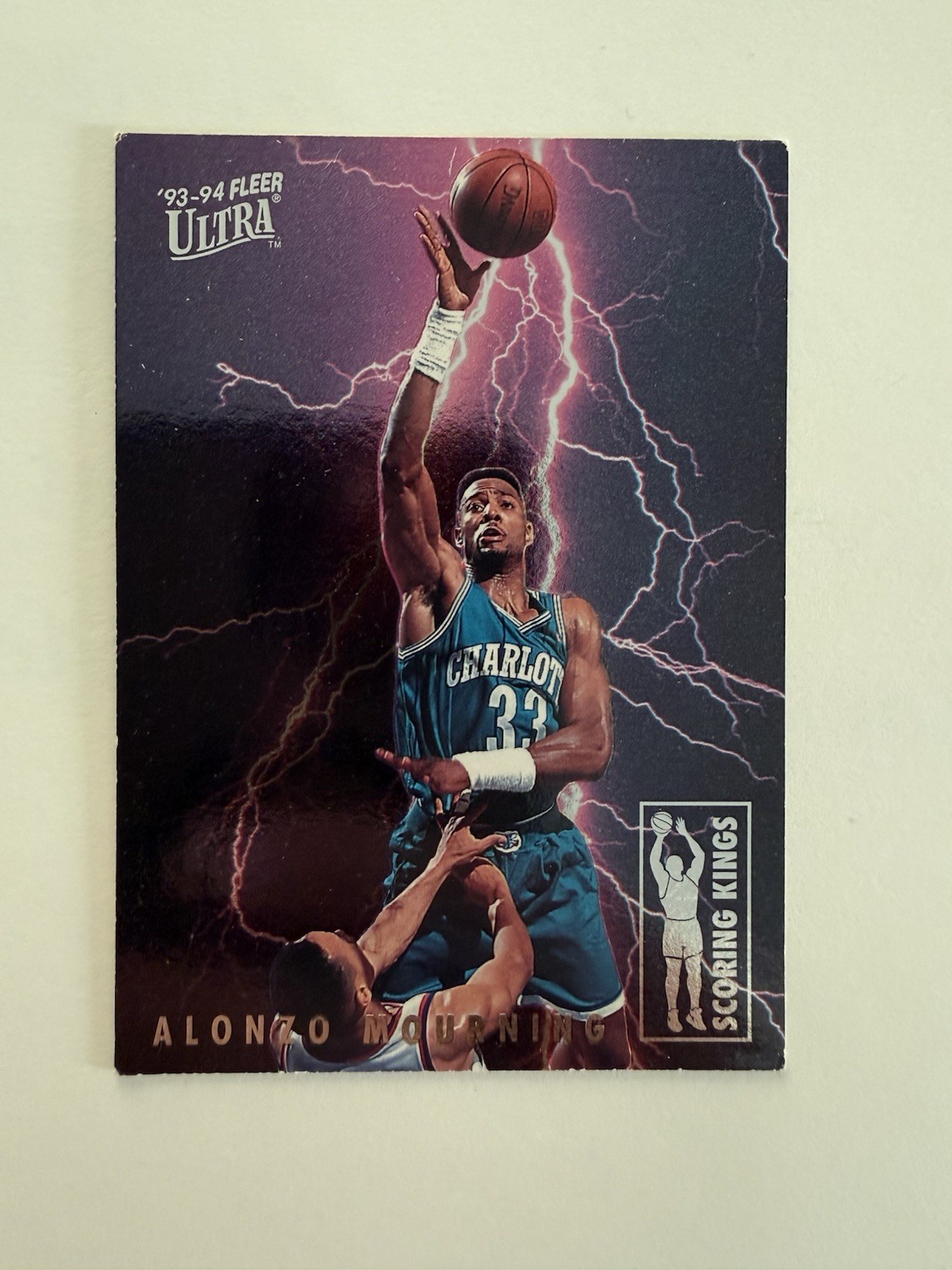 1993-94 Fleer Ultra - Scoring Kings Alonzo Mourning #7