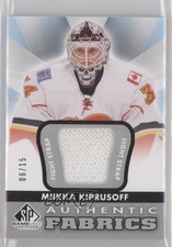 2012-13 SP Game Used Edition Fight Strap 6/15 Miikka Kiprusoff #AF-MK 0c3