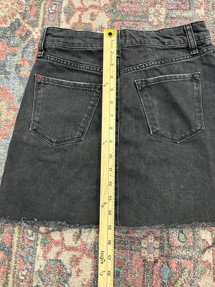 BDG на Urban Outfitters черный серый джинсовой ткани хлопок юбка маленький Y2K модный EUC - Изображение 4 из 4