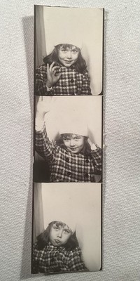 Vintage Photo Booth Photo Strip Of Three 1960 s Cute Girl