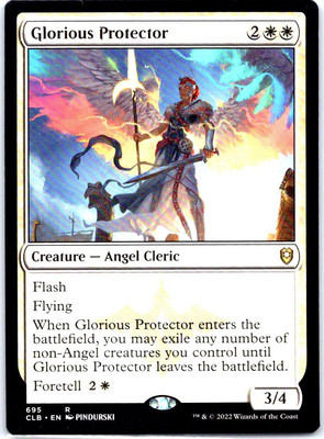 #695 Glorious Protector MTG Commander Legends: Battle for Baldur's Gate Rare