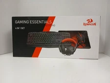 Redragon S101-BA-2 4-in-1 Set Gaming Bundle Keyboard/Mouse/Mousepad/Headset