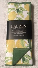 RALPH LAUREN KITCHEN (2) DRYING MATS LEMONS  ...