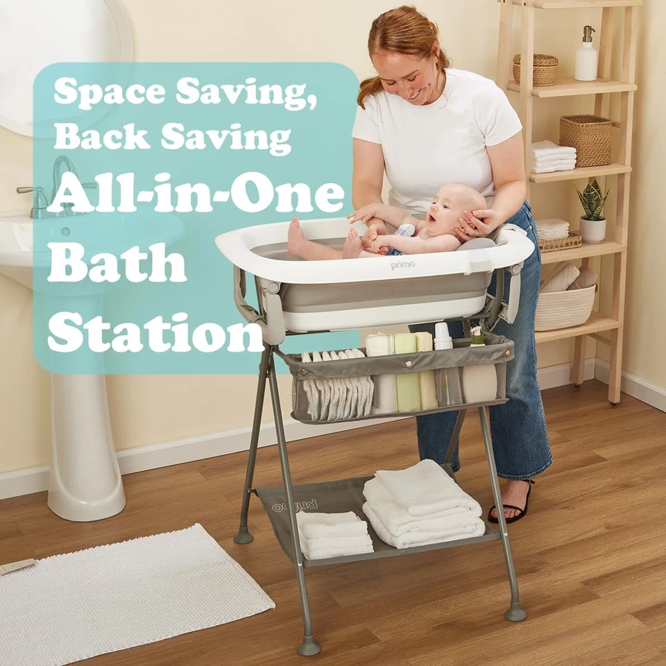 Primo SquishSplash складная подставка для детской ванны с эргономичным младенцем - Изображение 2 из 4