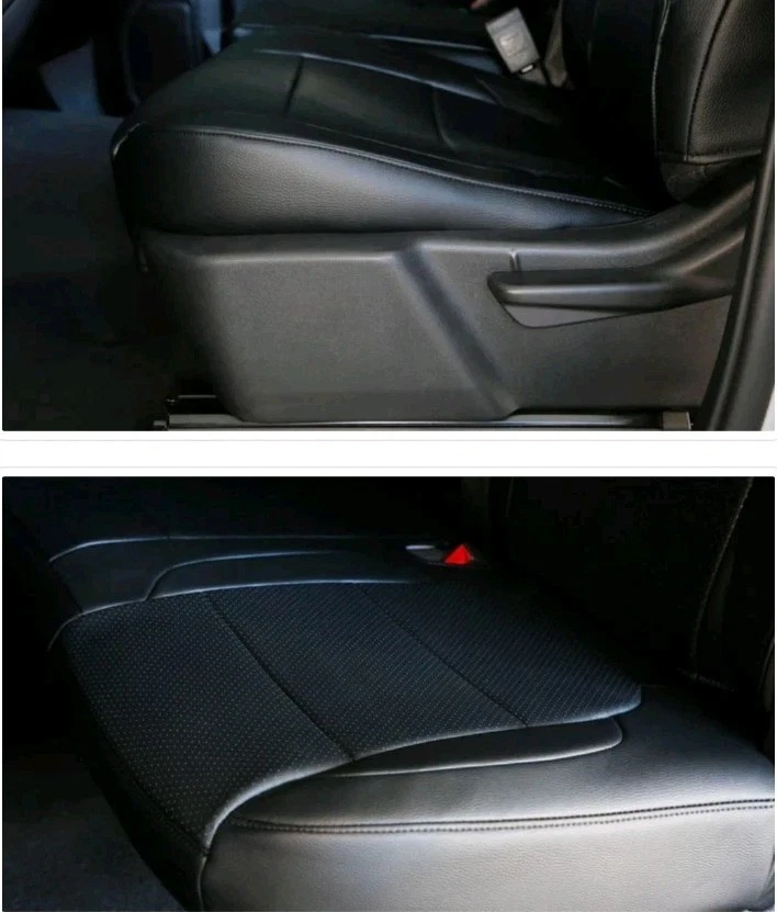 Чехлы на сиденья CoverKing для Mazda CX-9 2016-2023 — индивидуальная подгонка черная перфорированная кожа - Изображение 2 из 3