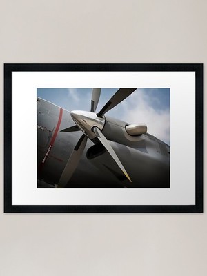 Turbo Prop Hochleistungs gerahmtes gerahmtes Wandbild Poster Leinwanddruck Bild