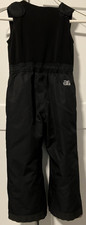 Arctix Kids Insulated Snow Bib Overalls Size 5T Black Snow Pants