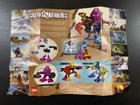 LEGO Bionicle 1389 Onepu Tohunga - McDonalds Complete Figure, Disk, Manual, &Bag