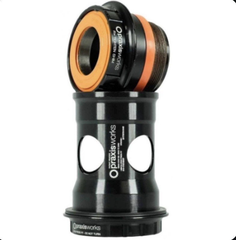 Praxis BB/PF30 to 24mm Shimano 73mm MTB Conversion Bottom Bracket Black 73-3001
