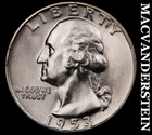 1953-D Silver Washington Quarter - Choice Gem Brilliant Unc  Lustrous  #K1758