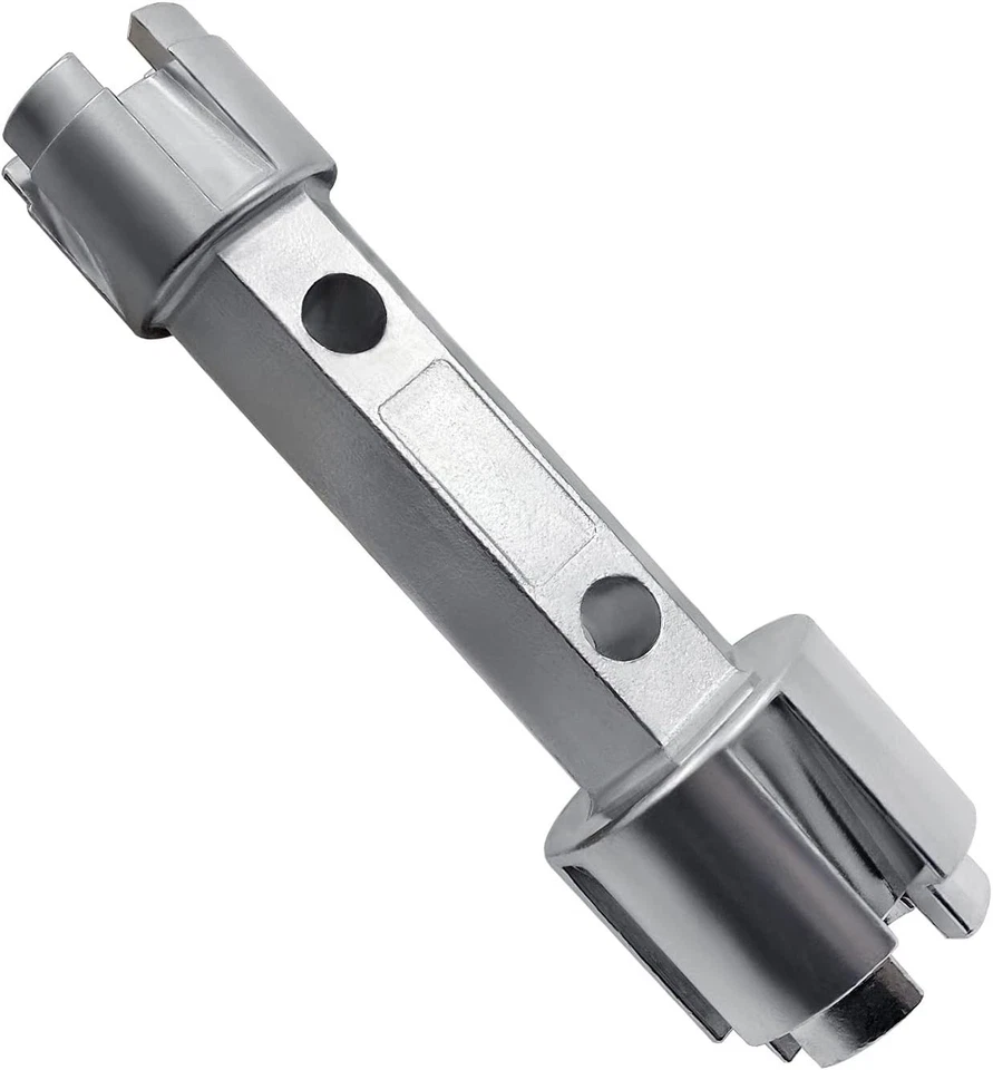 Llave removedora de drenaje de bañera de aleación de zinc duradera - diseño versátil de 6,1 pulgadas Foto 3 de 4