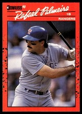Rafael Palmeiro 1990 Donruss #225 Rangers MLB READ FREE SHIPPING AutographDen