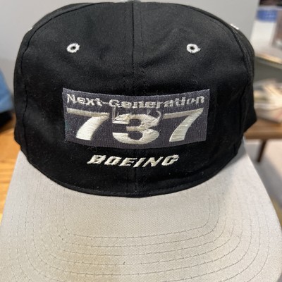 Next Generation 737 Hat Boeing Two Tone Black And Tan New