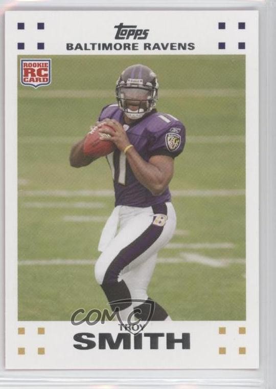 2007 Topps Exclusive Rookies Troy Smith #29 RC 0f4