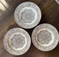 Antique Brown Transferware Ironstone Cream Soup Bates, Gildea & Walker Regent