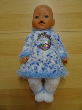 Puppenkleidung 43 cm Puppensachen aus Fransenwolle Puppenoutfit