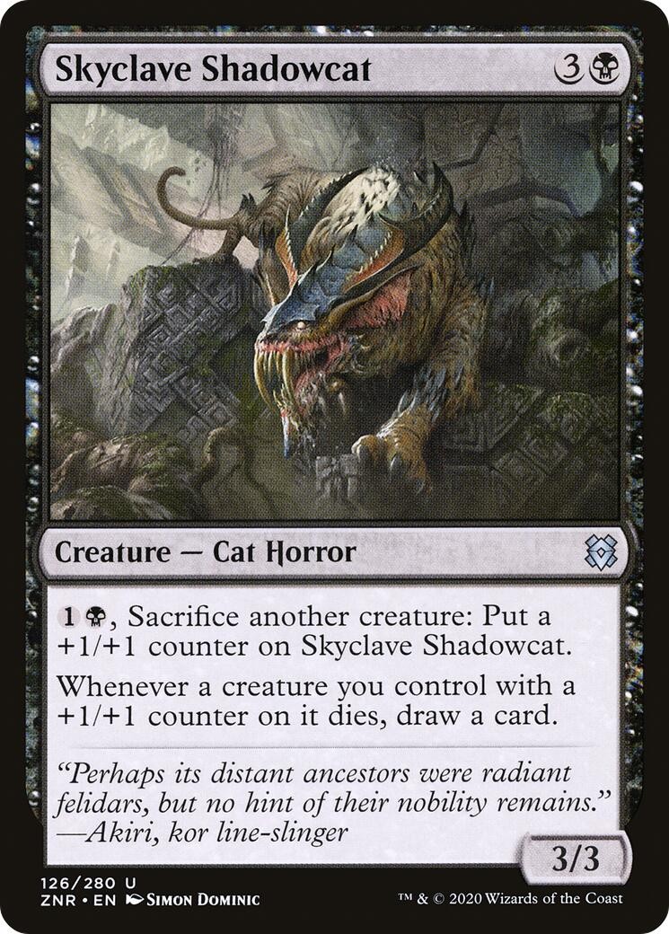 MP - Skyclave Shadowcat [ZNR - 126] Zendikar Rising