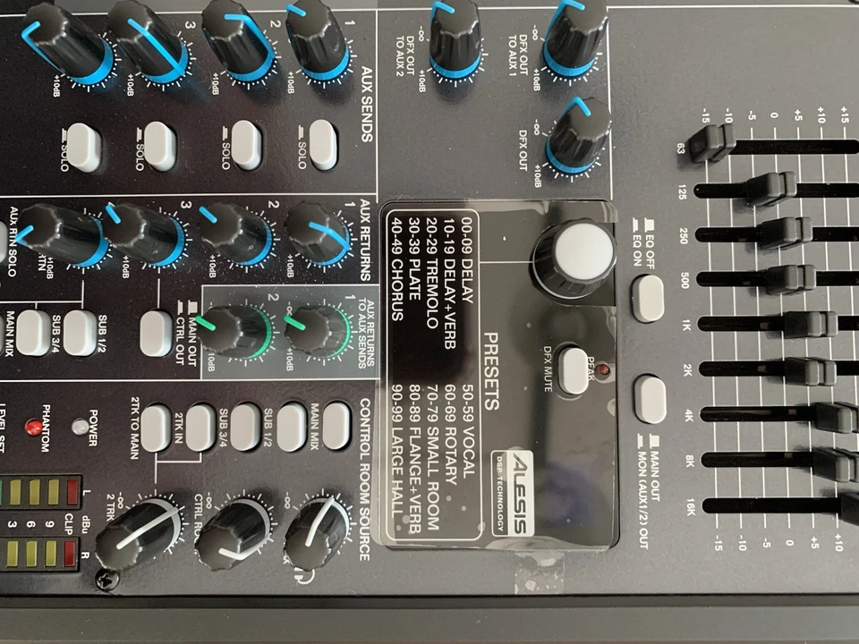 Alto Live Professional 2404 Mixer Mischpult + USB Audio Interface + OVP Wie Neu - Bild 4 von 4