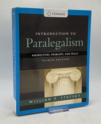 Introduction To Paralegalism William P. Statsky Cengage Learning Hardcover