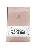 Clever Fox Medical Planner Wellness Journal Health Diary Rose Gold 12 Month