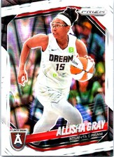 2025 Panini Prizm WNBA #16 Allisha Gray White Seismic Prizms