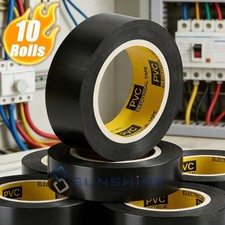 PVC Electrical Repairs Insulation Tape Strong Adhesive Heat  Weather Resistant