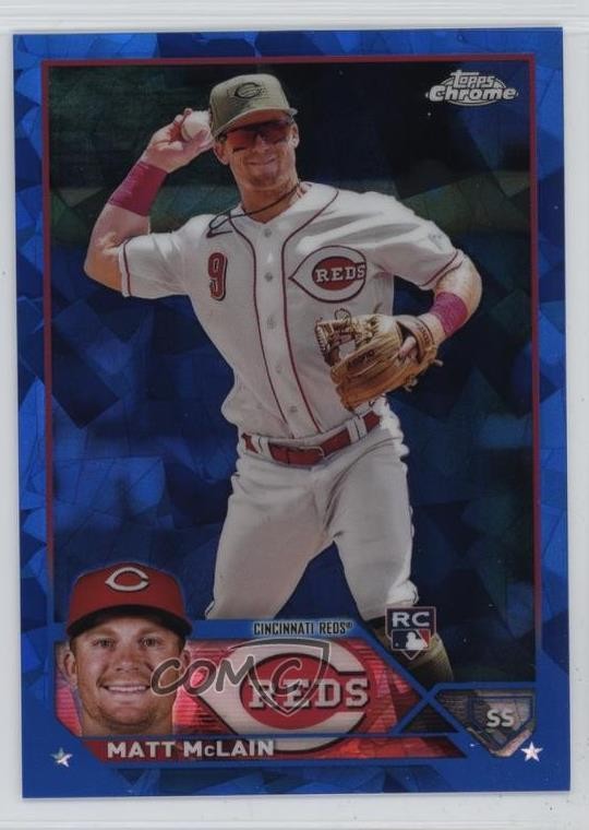 2023 Topps Chrome Update Sapphire Edition Matt McLain #USCS199 10c7