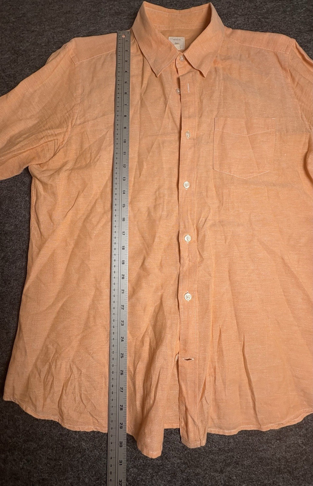 GAP Classic Tailored Button Down Long Sleeve Oran… - image 5