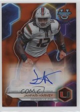 2023 Bowman U Best of Orange Refractor 8/25 Jahfari Harvey #BOA-JH Auto n0c