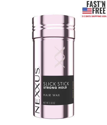 Nexxus Styling Slick Stick Strong Hold Hair Wax Hair Stick Powered, 2.33 oz