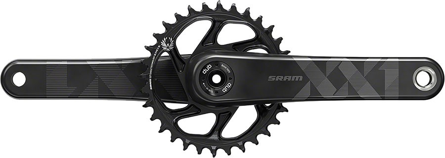 SRAM XX1 Eagle Carbon Fat Bike Crankset 170mm 12-Speed DUB Spindle for Mountain
