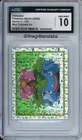 Venusaur  (Mini Cracked Ice) 2000 Pokemon Merlin Series 2 #124 CGC10