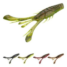 13 Fishing Wobble Craw Gummikrebs 10,8cm Soft plastic lure Perch Bait Black