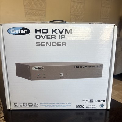 Gefen EXT-HDKVM-LANTX HDMI/USB/Audio/RS-232/IR KVM over IP sender 