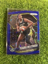 2025 Panini Prizm WNBA Blue Velocity Prizm #48 Teaira McCowan Wings B27