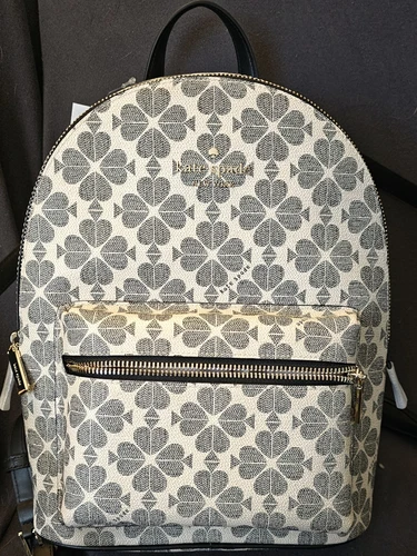 Zaino medio Kate Spade Signature Spade Flower KG482 nuovo con etichette