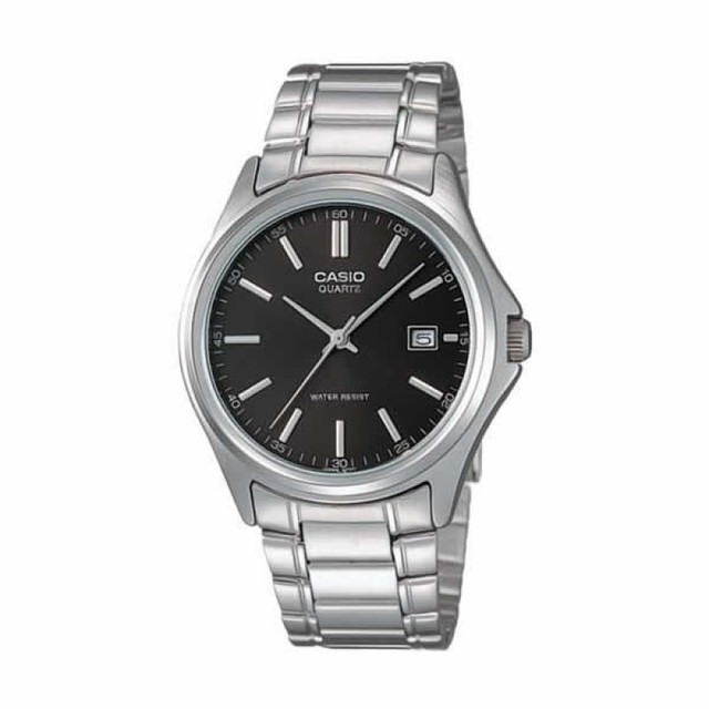 casio stainless black