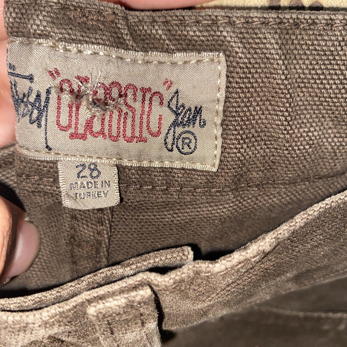Stussy CLASSIC JEAN WASHED CANVAS Size 28 | eBay Stussy CLASSIC JEAN WASHED CANVAS Size 28 | eBay