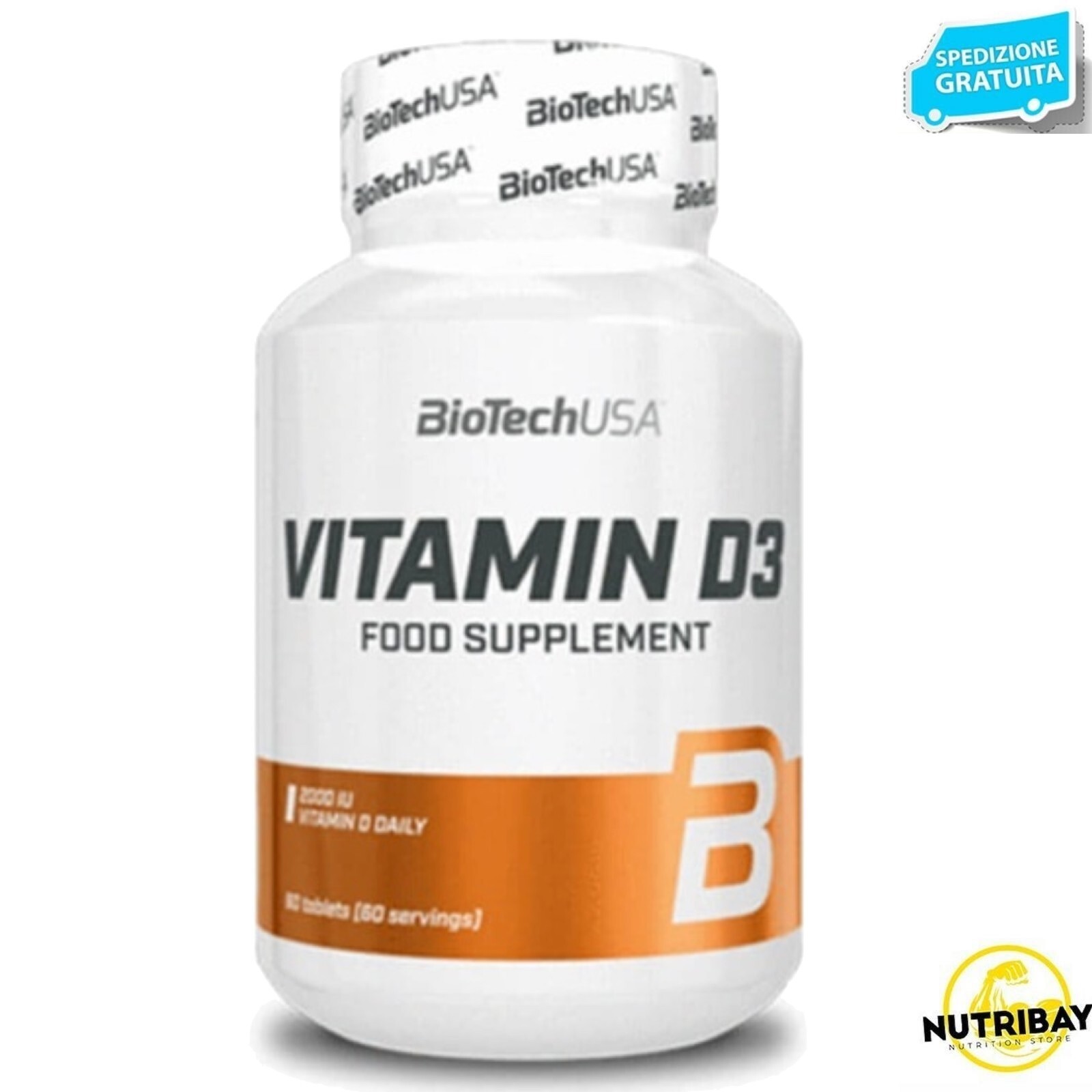 BIOTECH USA VITAMIN D3 120 cpr INTEGRATORE DI VITAMINA D3