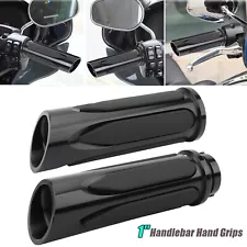 1" Handlebar Hand Grips For Harley Heritage Softail Fatboy Sportster XL 883 1200
