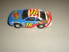 TYCO 442-X2 WIDE Chassis 16 Family Channel Nascar HO Slot Car WORKING Cond.